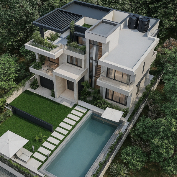 The Palm Crest Villa Blueprint